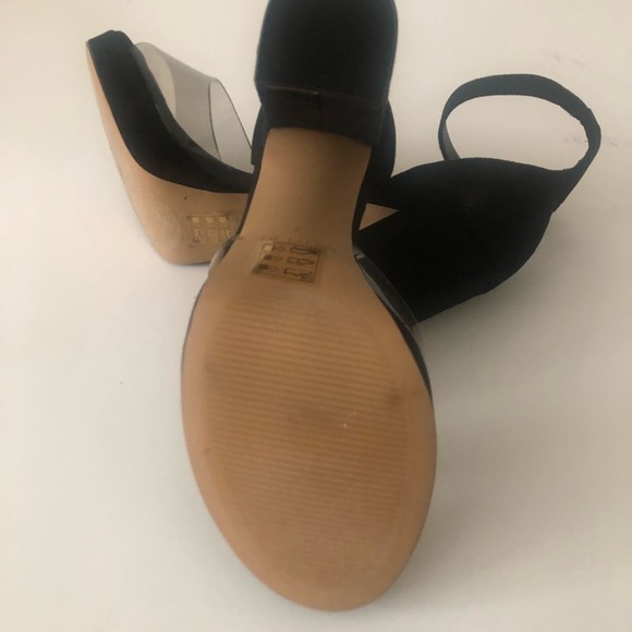 - Rachel Zoe 
Suede Platform Block Hells Sandals size 7 - Picture 5 of 9